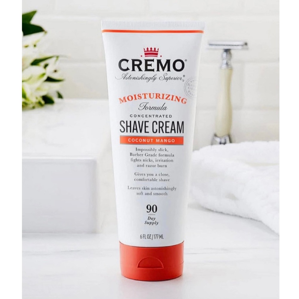 Cremo Coconut Mango Moisturizing Shave Cream